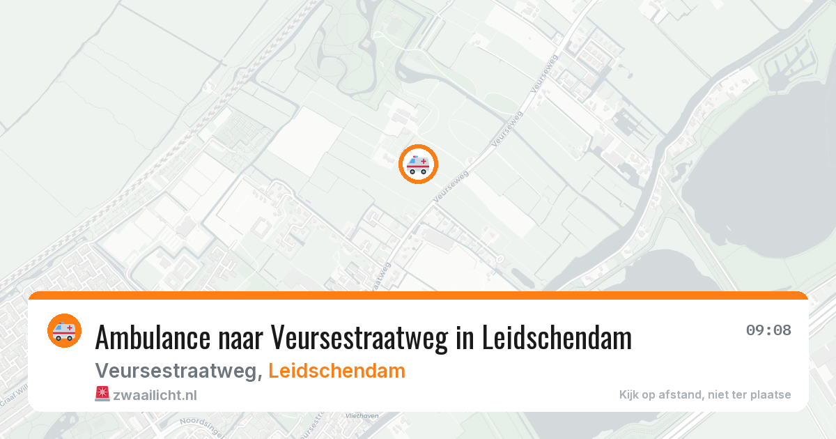 Ambulance naar Veursestraatweg in Leidschendam — 22 mei 2026