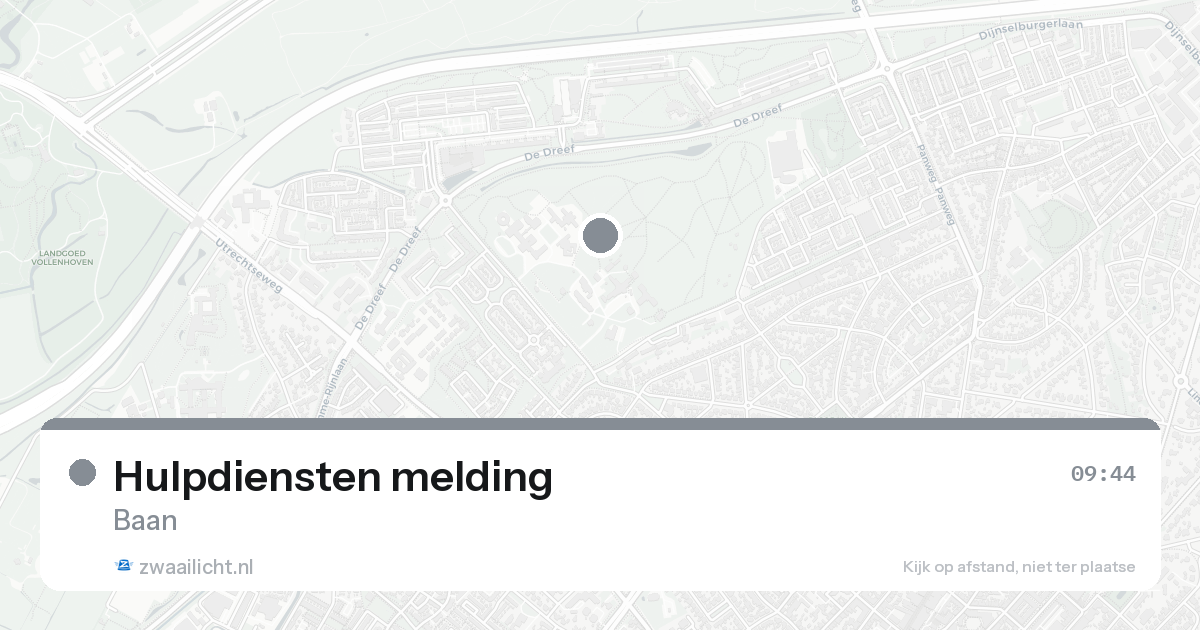 Hulpdiensten melding — 8 feb 2026