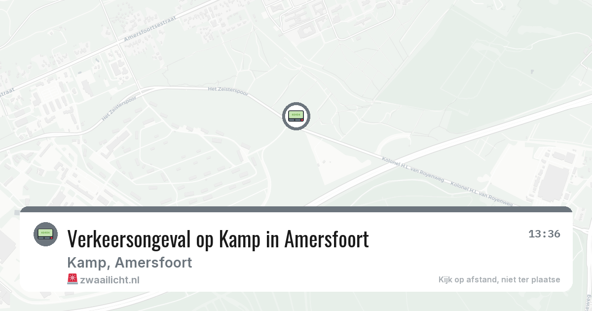 Verkeersongeval op Kamp in Amersfoort — 4 mrt 2026