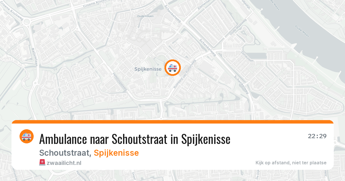 Ambulance naar Schoutstraat in Spijkenisse — 30 jul 2026