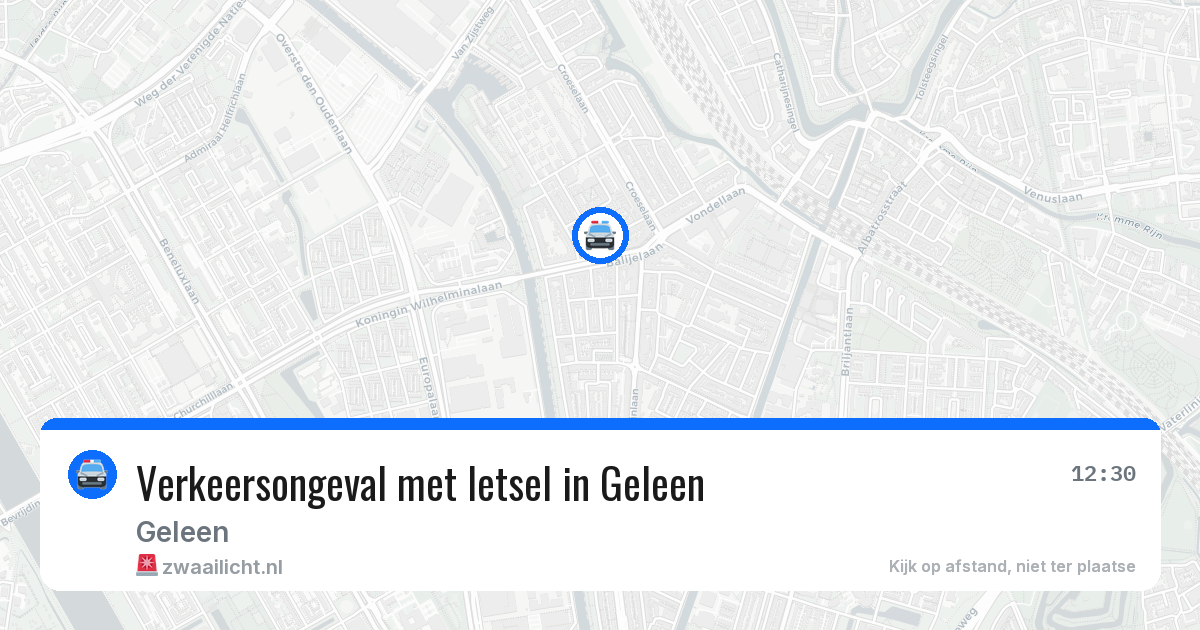 Verkeersongeval met letsel in Geleen — 30 jan 2026