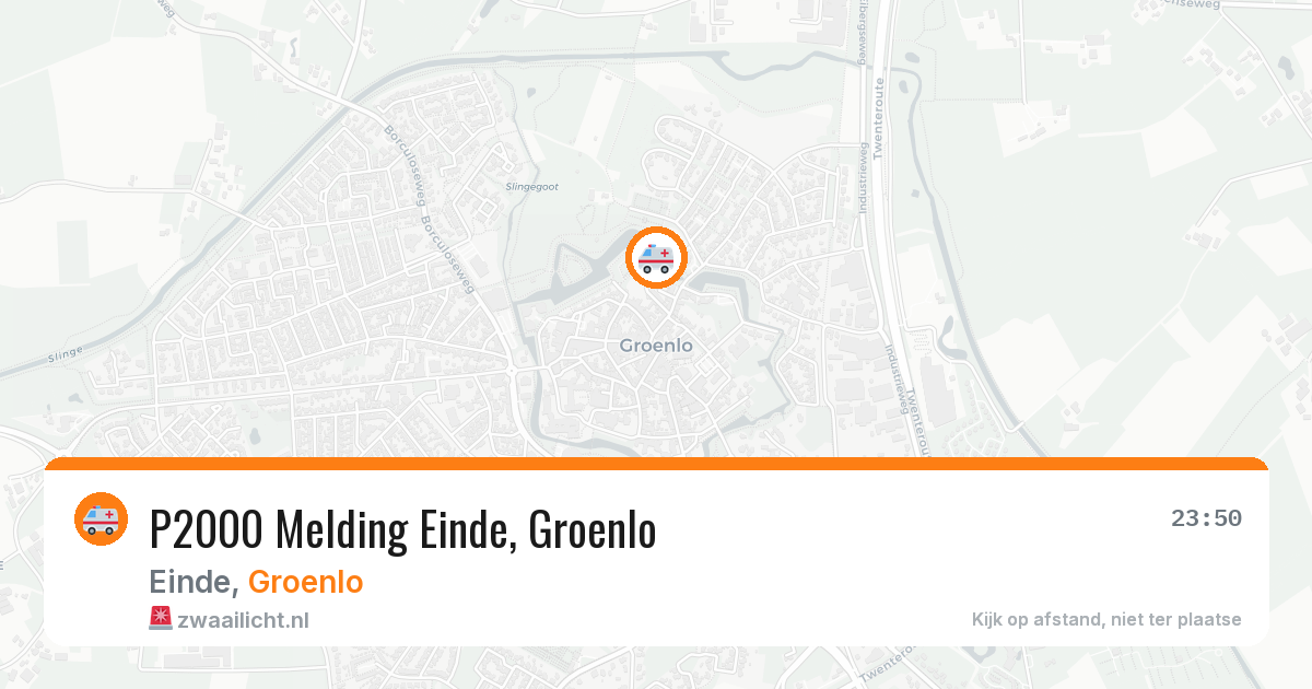 P2000 Melding Einde, Groenlo — 8 feb 2026