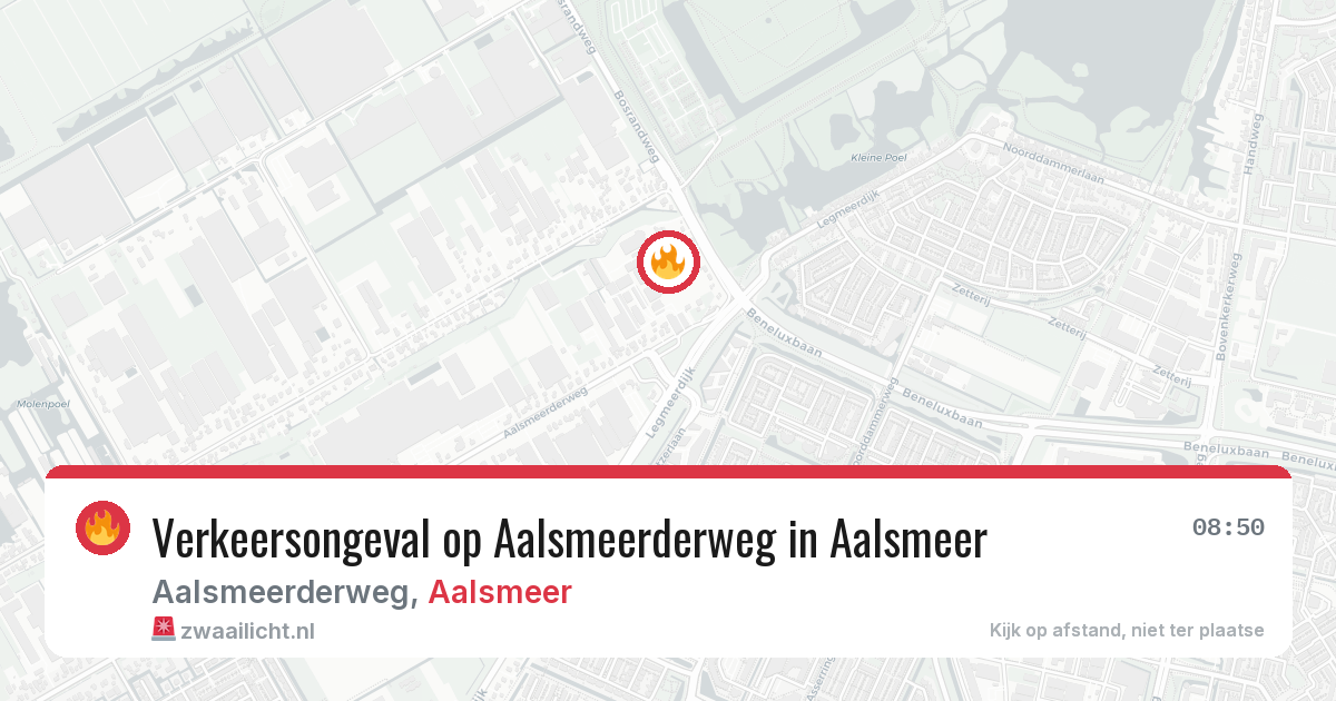 Verkeersongeval op Aalsmeerderweg in Aalsmeer — 25 jun 2026