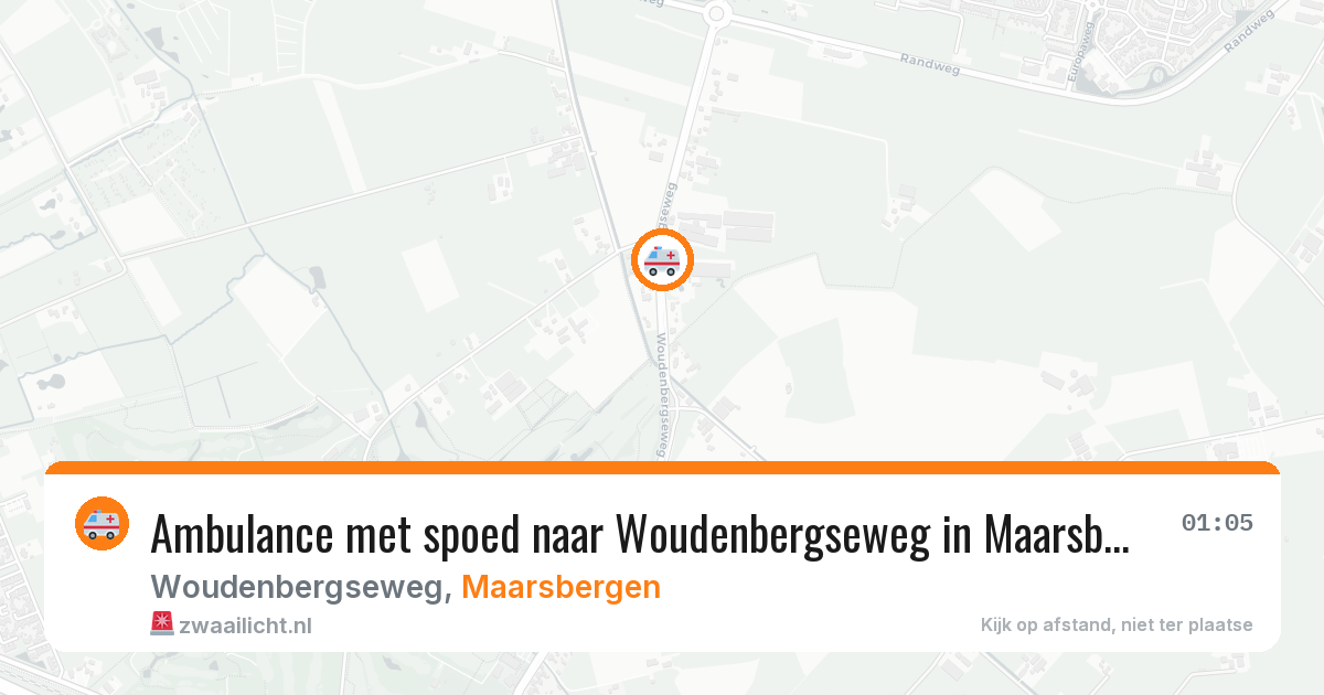 Ambulance met spoed naar Woudenbergseweg in Maarsbergen — 1 apr 2026