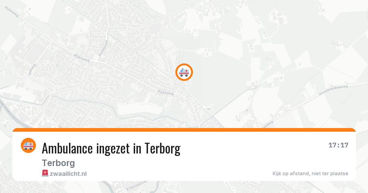 Ambulance ingezet in Terborg — 11 aug 2026