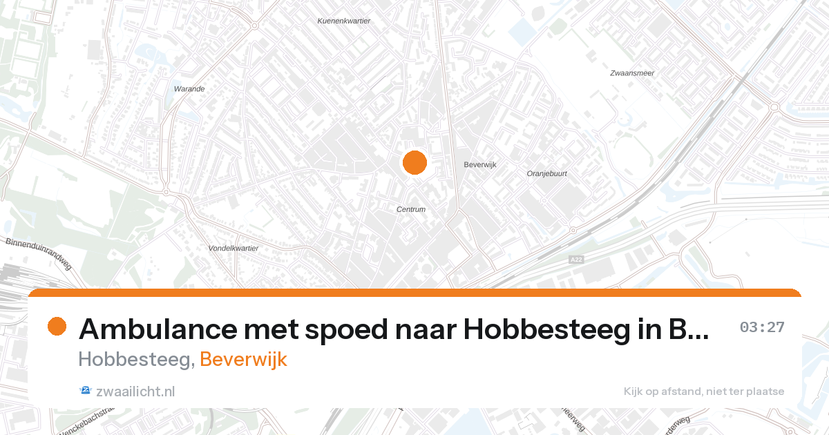 Ambulance met spoed naar Hobbesteeg in Beverwijk — 7 feb 2026
