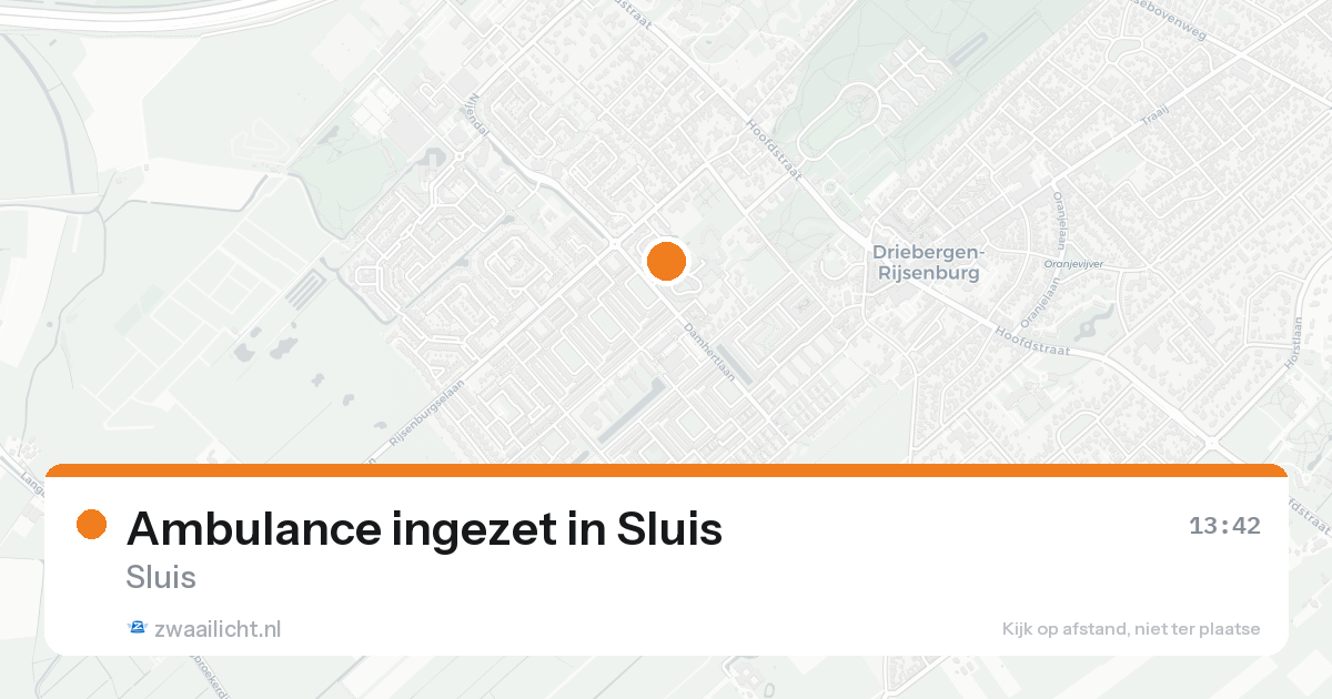 Ambulance ingezet in Sluis — 30 jan 2026