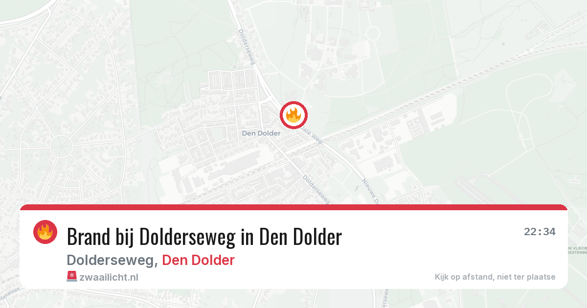 Brand bij Dolderseweg in Den Dolder — 19 jun 2026