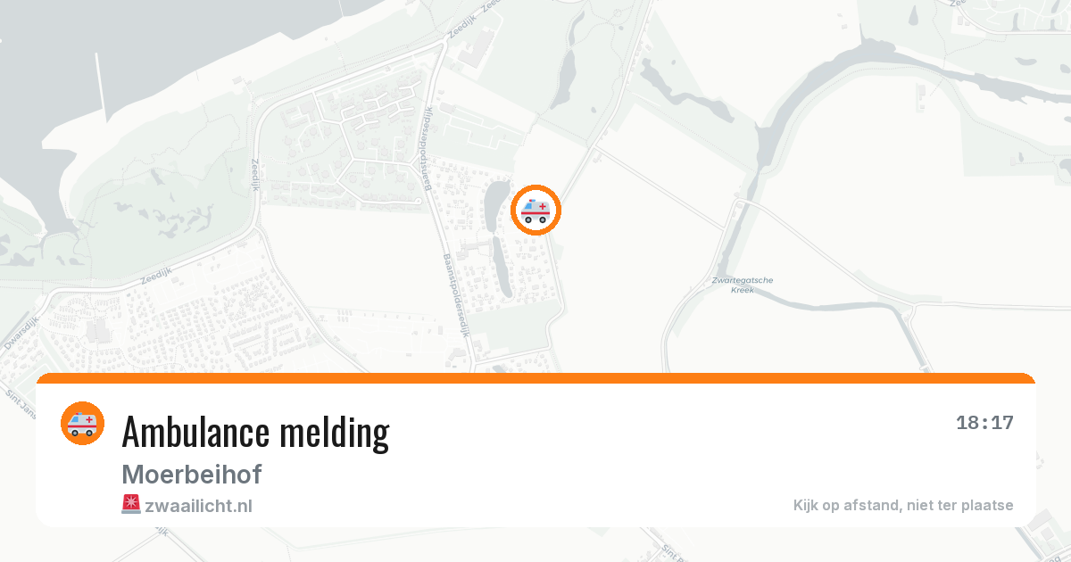 Ambulance melding — 7 aug 2026