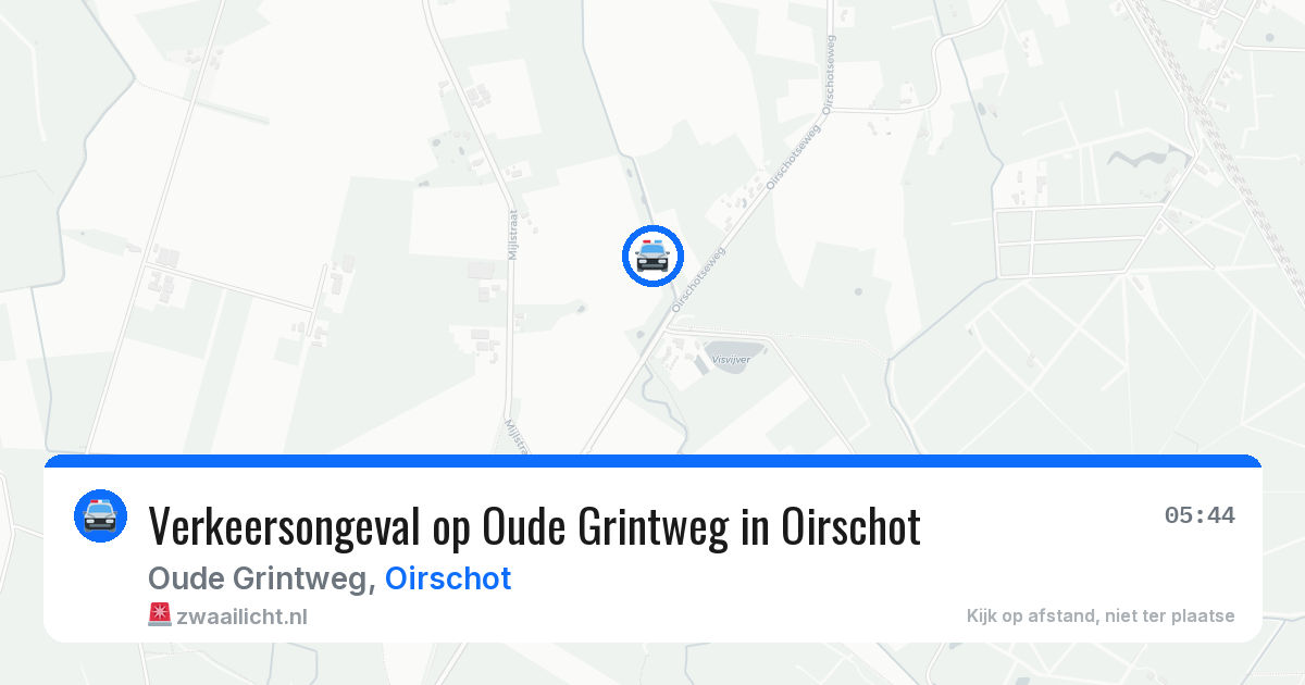 Verkeersongeval op Oude Grintweg in Oirschot — 7 jun 2026