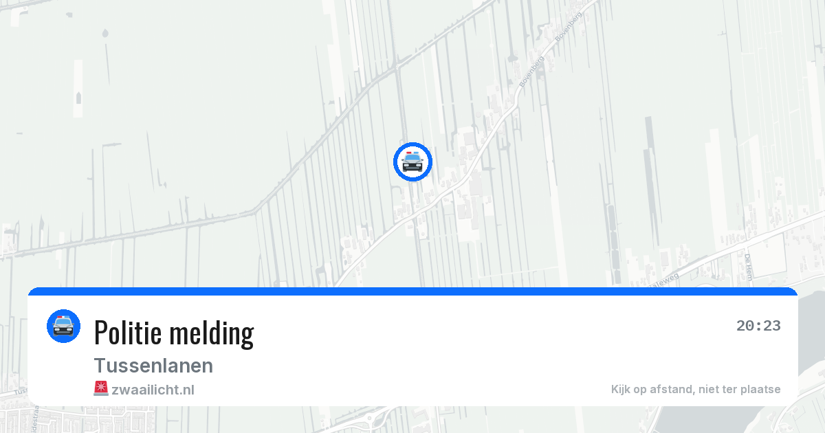 Politie melding — 25 jul 2026