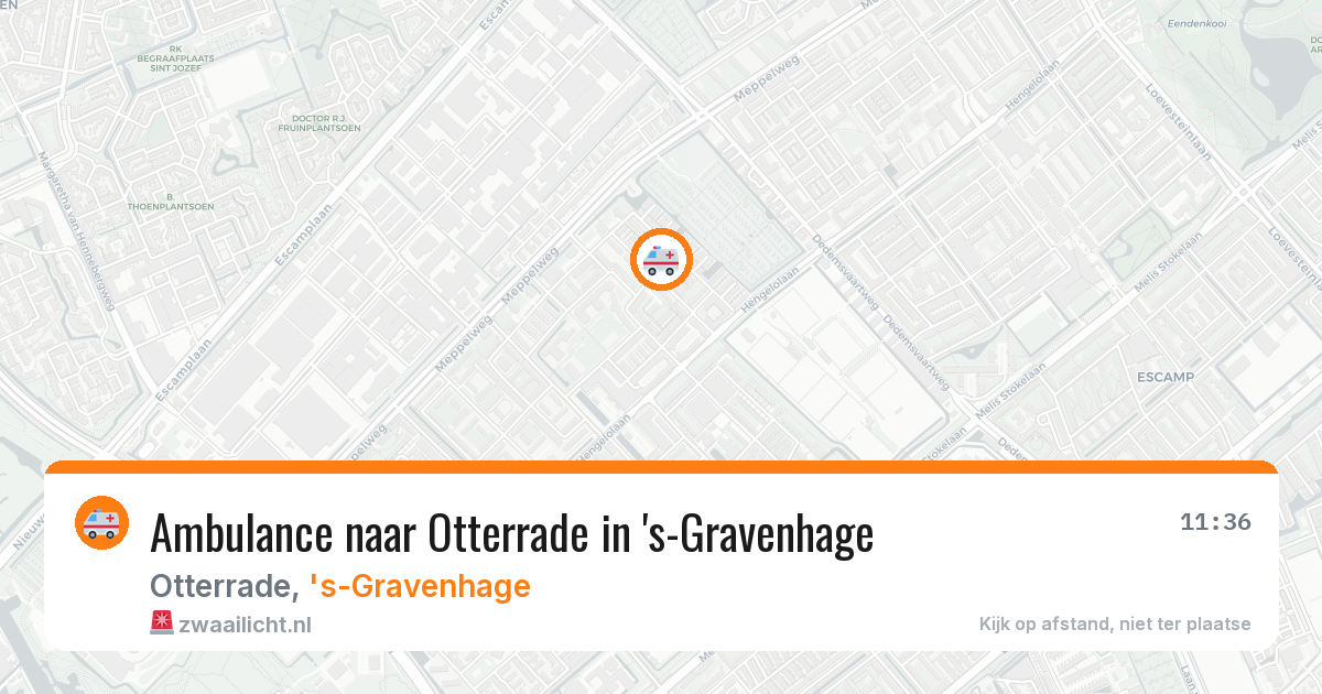 Ambulance naar Otterrade in 's-Gravenhage — 23 mei 2026