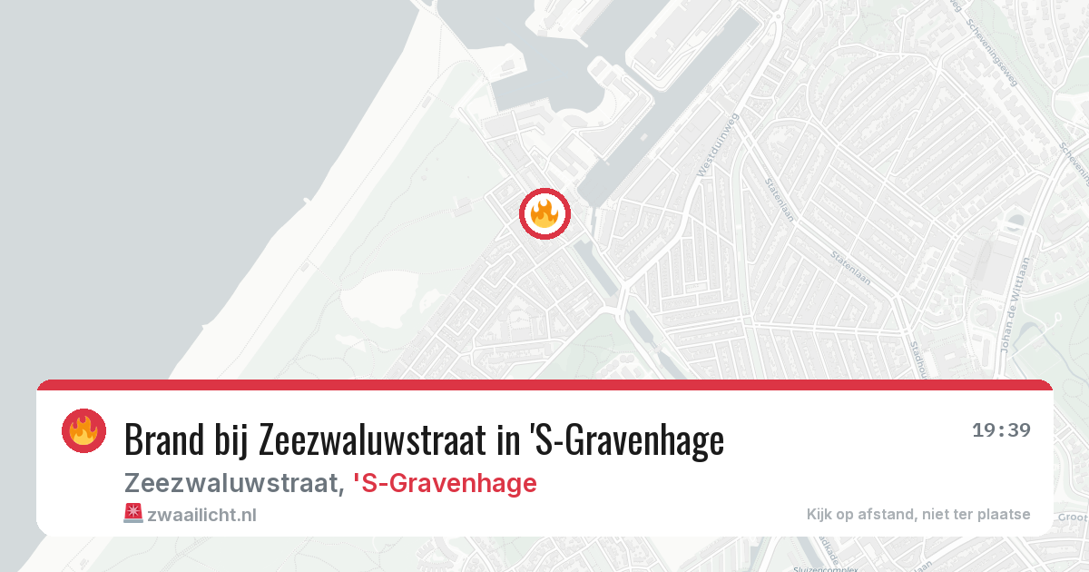 Brand bij Zeezwaluwstraat in 'S-Gravenhage — 26 feb 2026