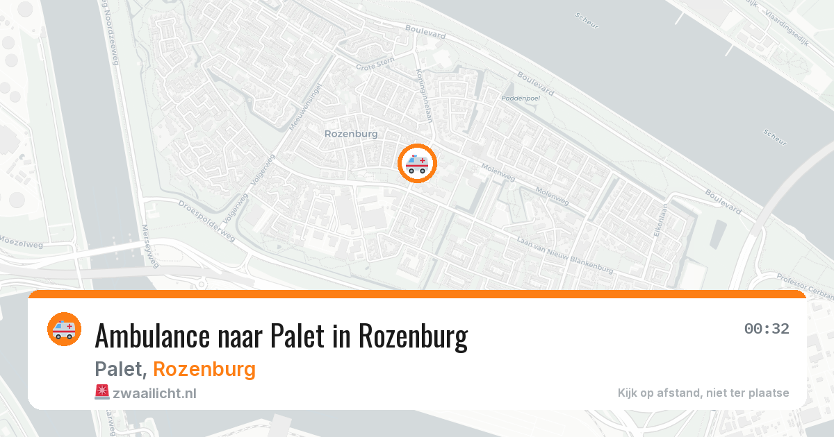 Ambulance naar Palet in Rozenburg — 7 jun 2026