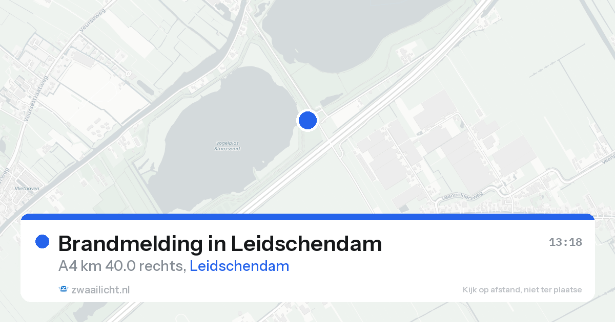 Brandmelding in Leidschendam — 17 aug 2026