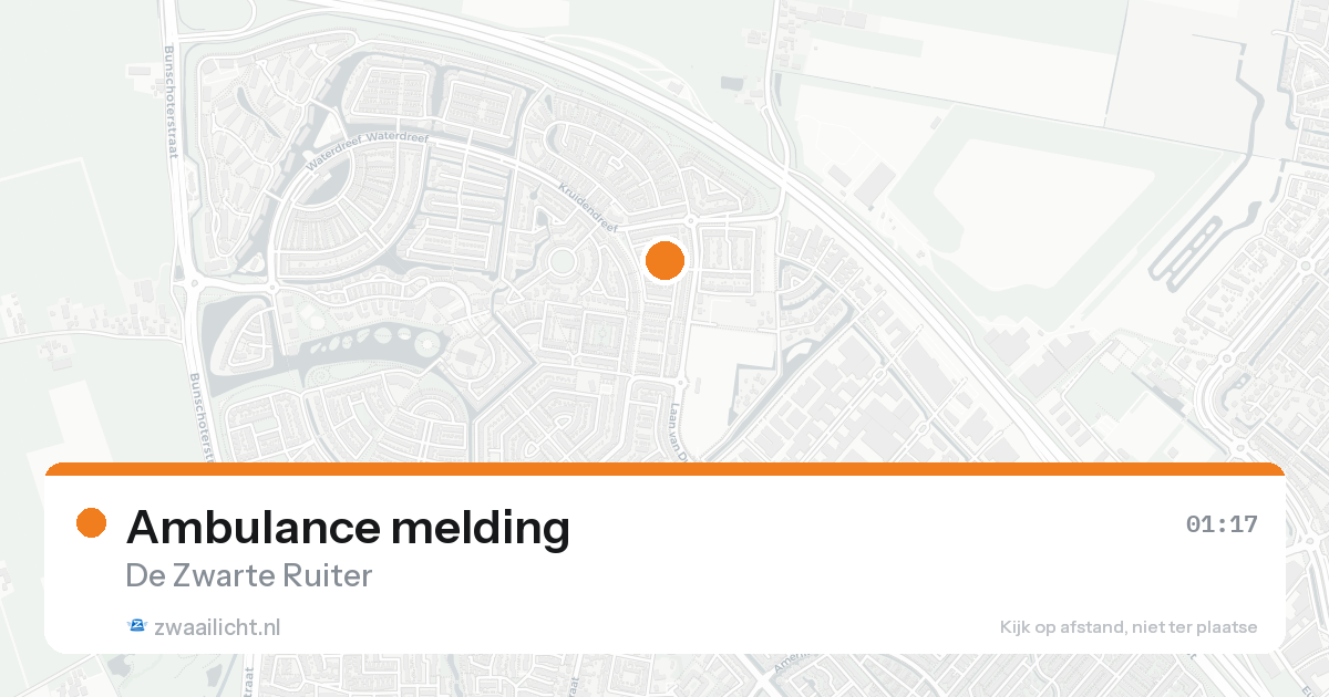 Ambulance melding — 31 jan 2026