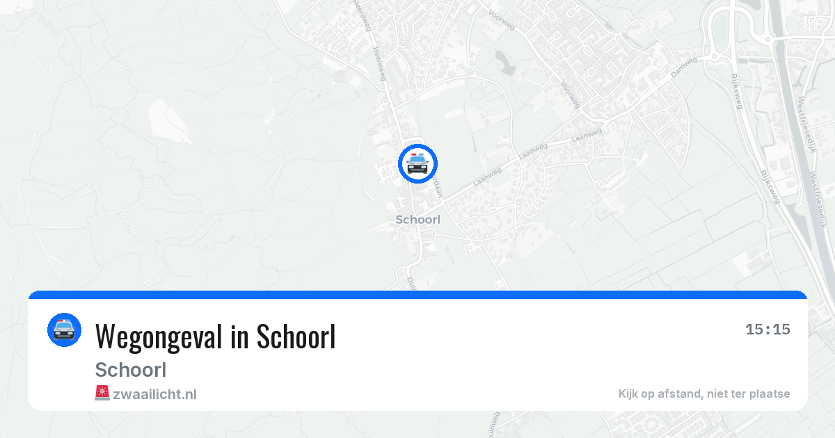 Wegongeval in Schoorl — 5 jul 2026