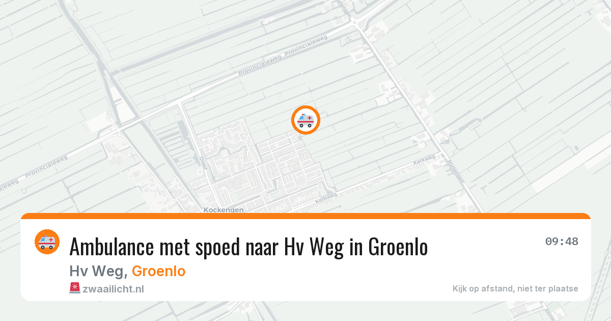 Ambulance met spoed naar Hv Weg in Groenlo — 29 jan 2026