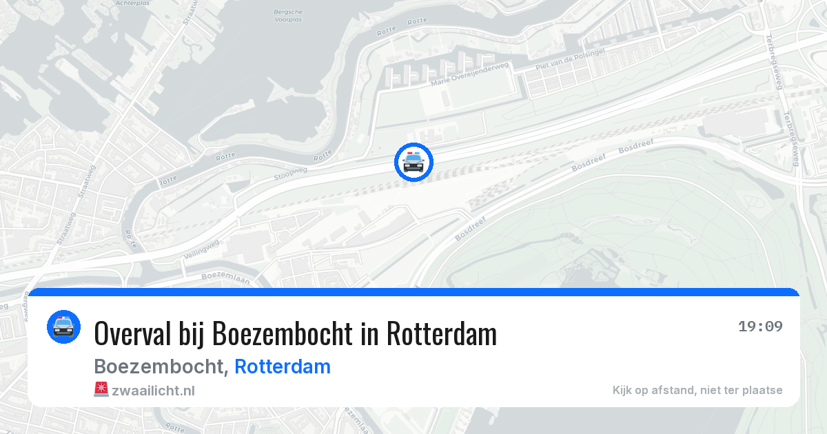 Overval bij Boezembocht in Rotterdam — 13 jun 2026