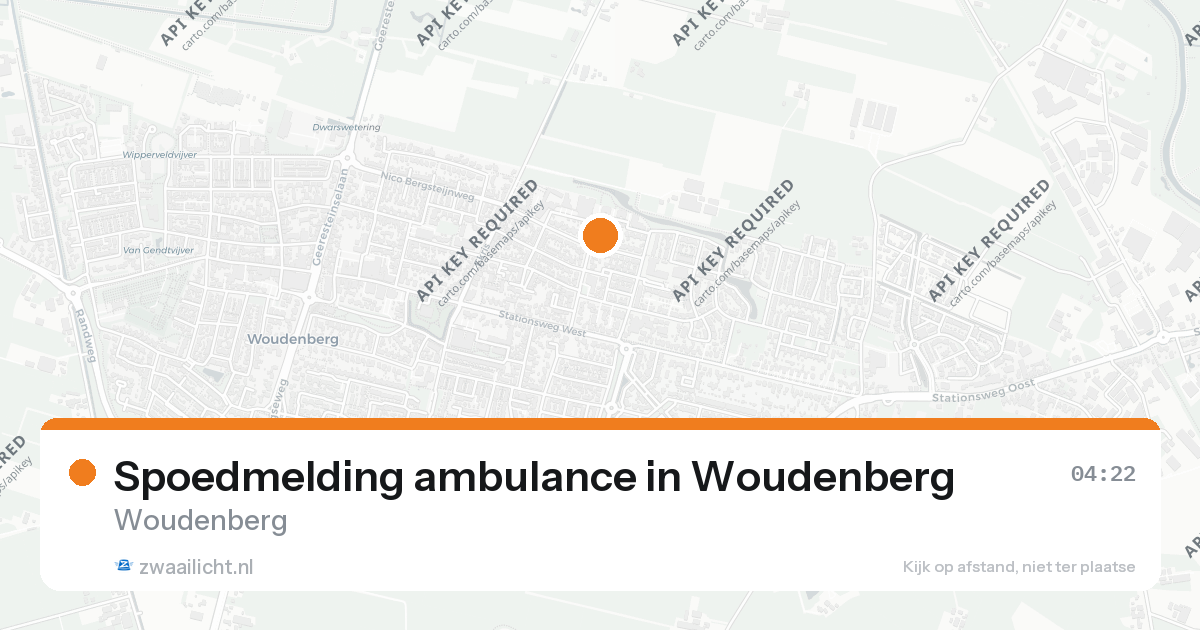 Spoedmelding ambulance in Woudenberg — 25 aug 2026