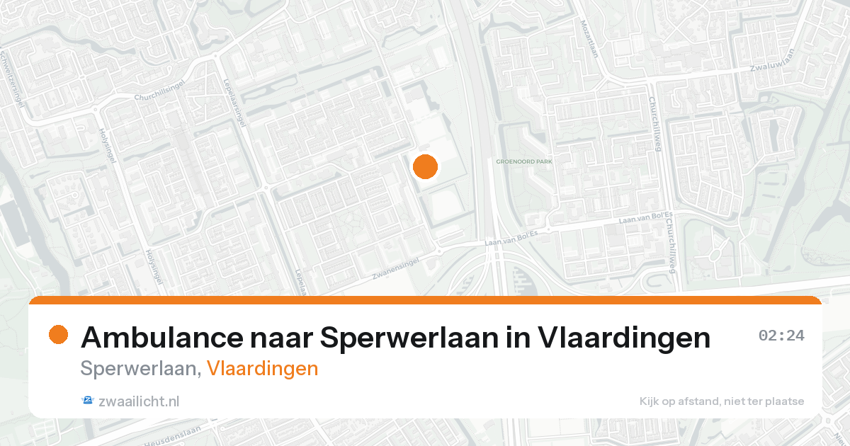 Ambulance naar Sperwerlaan in Vlaardingen — 8 feb 2026