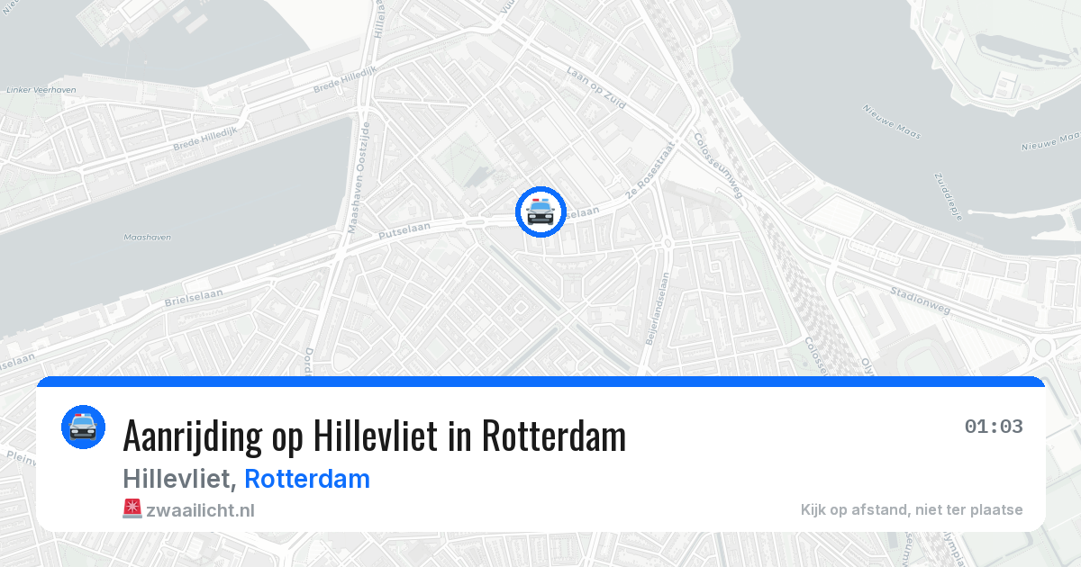Aanrijding op Hillevliet in Rotterdam — 8 apr 2026