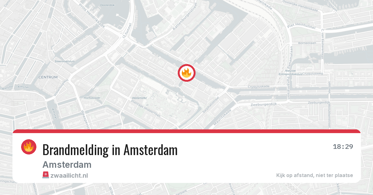 Brandmelding in Amsterdam — 12 aug 2026