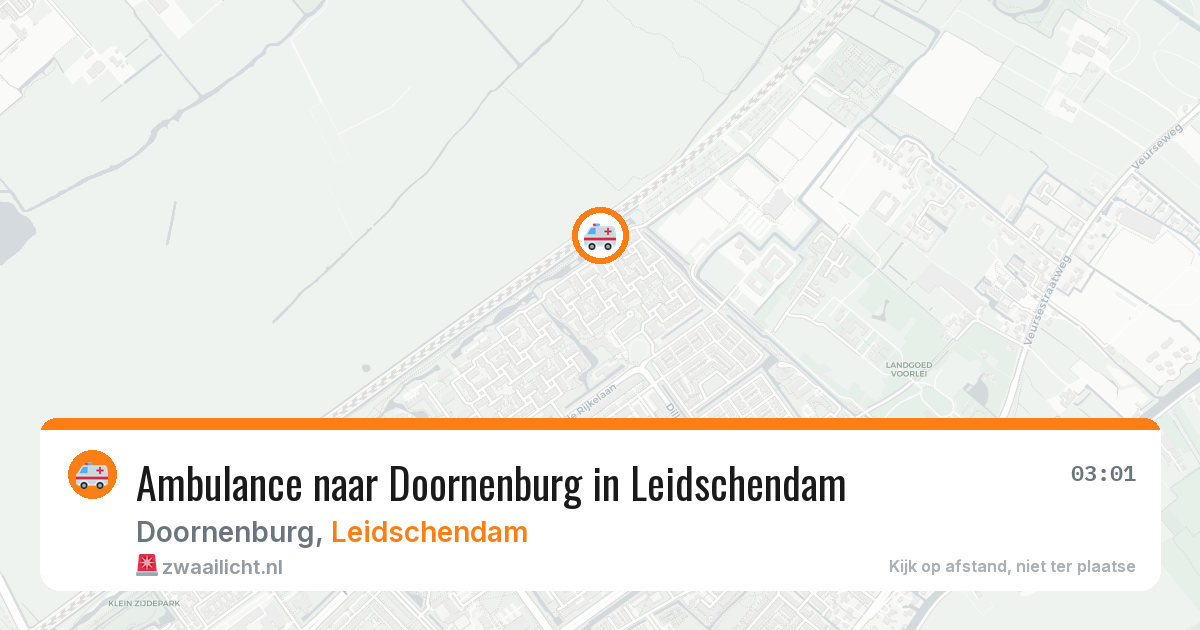 Ambulance naar Doornenburg in Leidschendam — 23 jul 2026