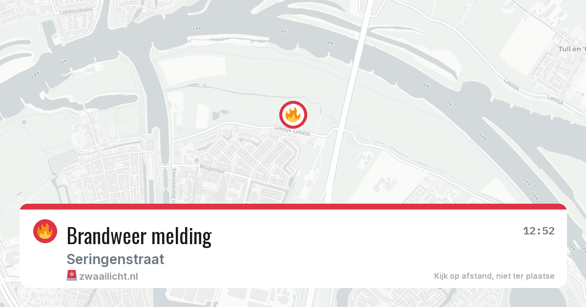 Brandweer melding — 8 jun 2026