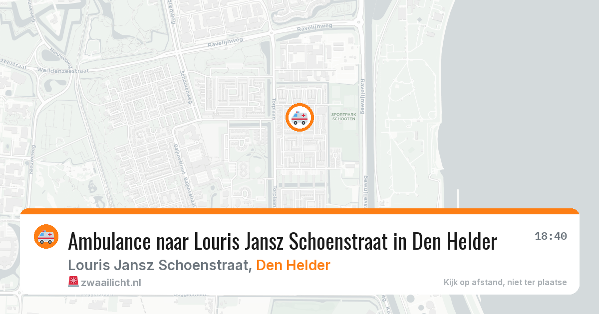 Ambulance naar Louris Jansz Schoenstraat in Den Helder — 31 jul 2026