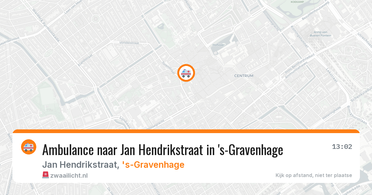 Ambulance naar Jan Hendrikstraat in 's-Gravenhage — 25 feb 2026