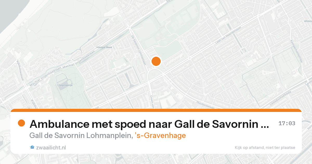 Ambulance met spoed naar Gall de Savornin Lohmanplein in 's-Gravenhage — 7 feb 2026