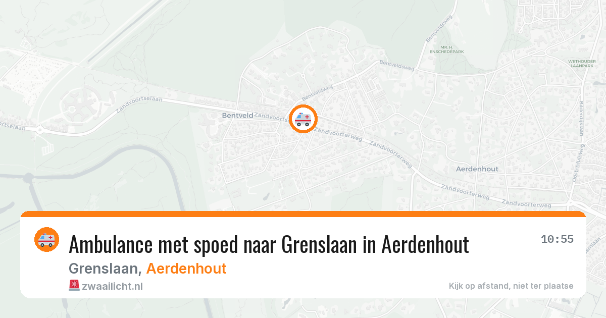 Ambulance met spoed naar Grenslaan in Aerdenhout — 17 jan 2026