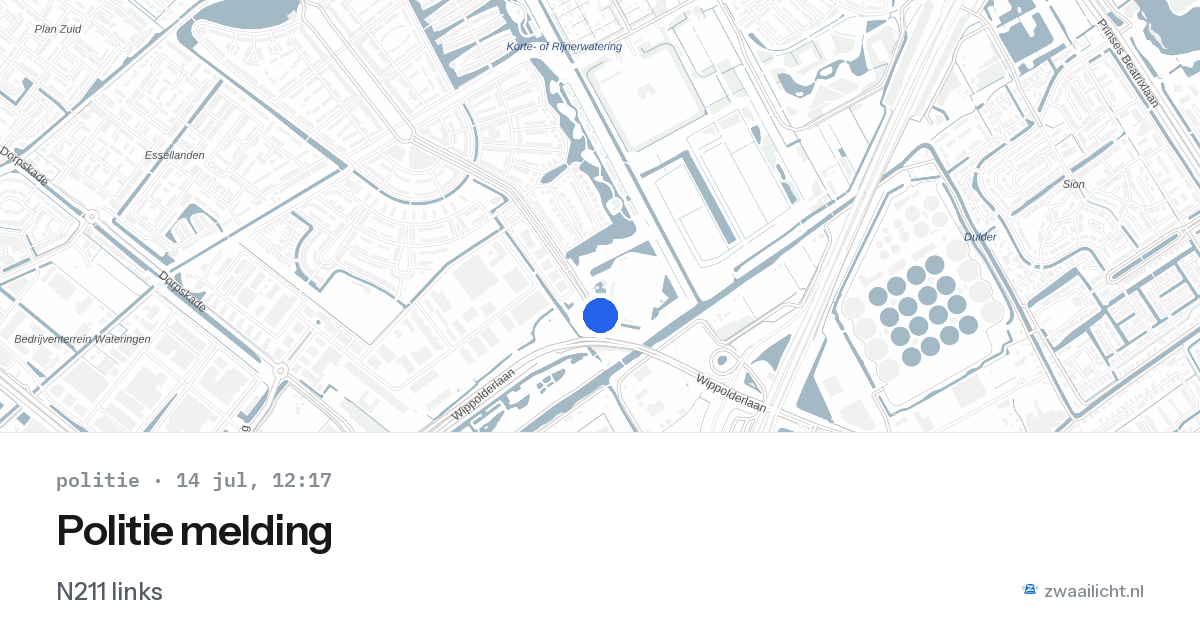Politie melding — 14 jul 2026