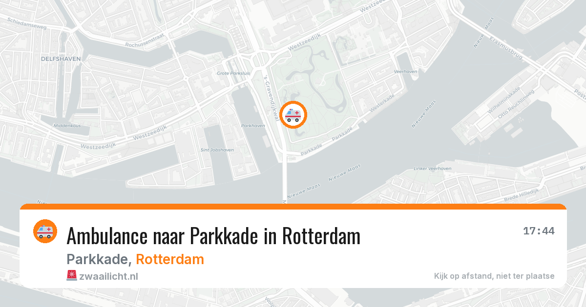 Ambulance naar Parkkade in Rotterdam — 5 aug 2026
