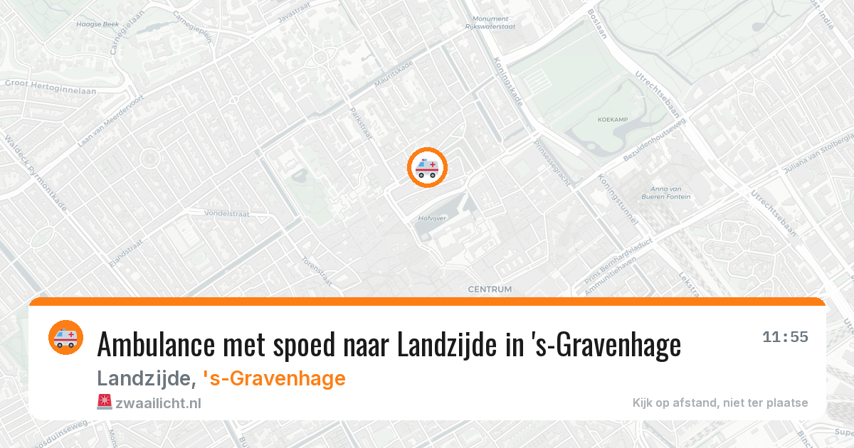 Ambulance met spoed naar Landzijde in 's-Gravenhage — 29 jan 2026