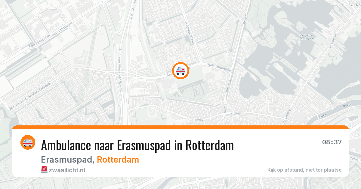Ambulance naar Erasmuspad in Rotterdam — 22 jun 2026