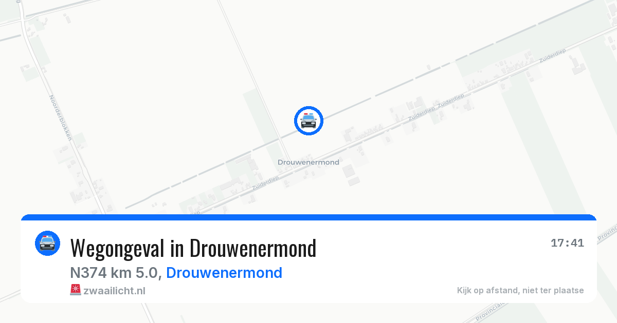 Wegongeval in Drouwenermond — 12 mrt 2026