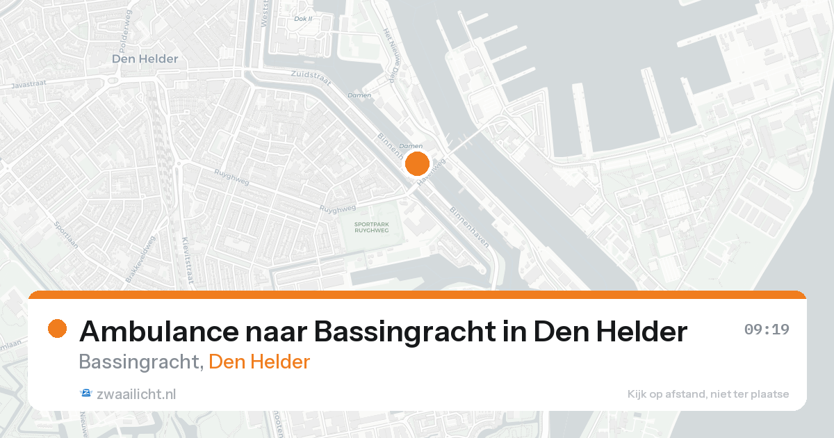 Ambulance naar Bassingracht in Den Helder — 7 feb 2026