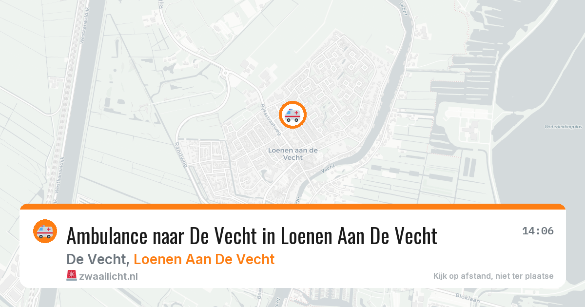 Ambulance naar De Vecht in Loenen Aan De Vecht — 16 mei 2026