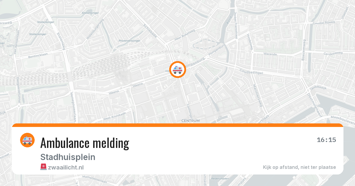 Ambulance melding — 24 mrt 2026