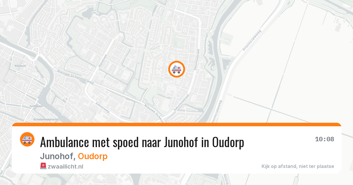 Ambulance met spoed naar Junohof in Oudorp — 27 jan 2026