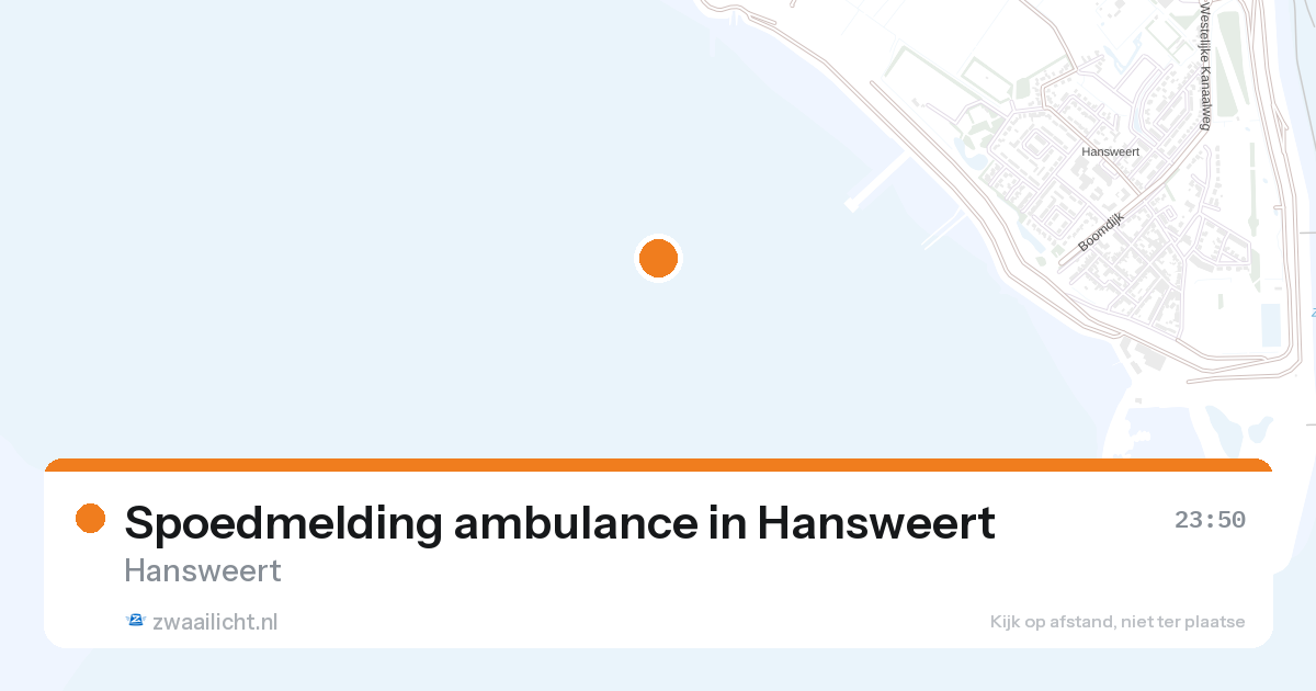 Spoedmelding ambulance in Hansweert — 26 aug 2026