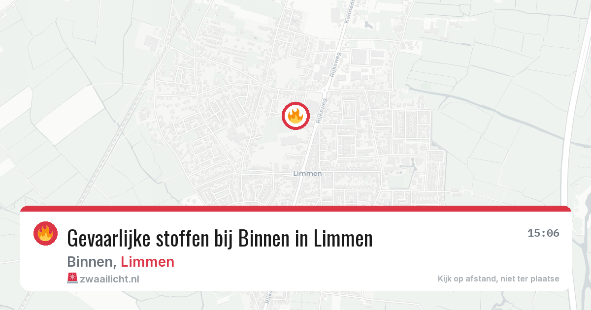 Gevaarlijke stoffen bij Binnen in Limmen — 23 jul 2026