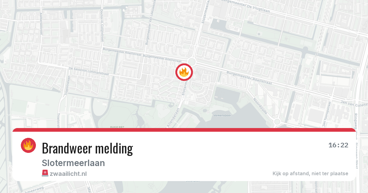 Brandweer melding — 28 jun 2026