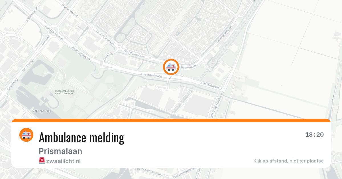 Ambulance melding — 27 jul 2026