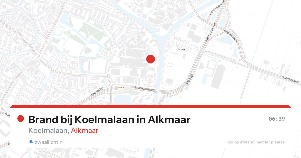 Brand bij Koelmalaan in Alkmaar — 21 feb 2026