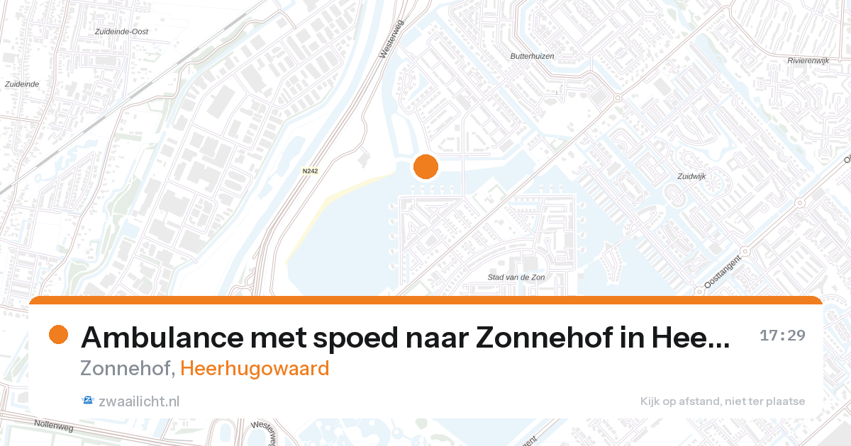 Ambulance met spoed naar Zonnehof in Heerhugowaard — 11 jun 2026