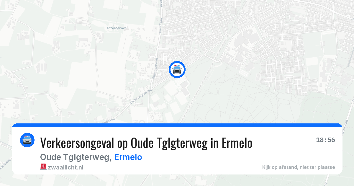 Verkeersongeval op Oude Tglgterweg in Ermelo — 30 jun 2026