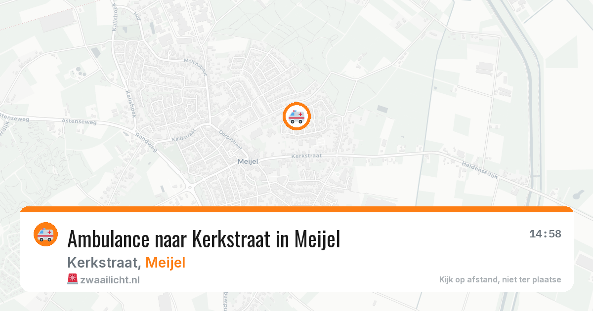 Ambulance naar Kerkstraat in Meijel — 3 jul 2026